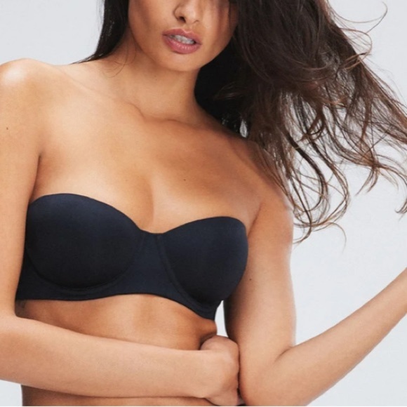Savage X Fenty Strapless Bra Black Caviar-NWT - Picture 1 of 7